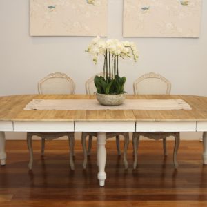 "Riviera" Hamptons Style Extension Dining Table