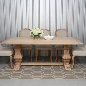 "Villa" Hamptons Style Oak Refectory Dining Table