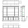 "Harvey Black" Hamptons Style Bookcase